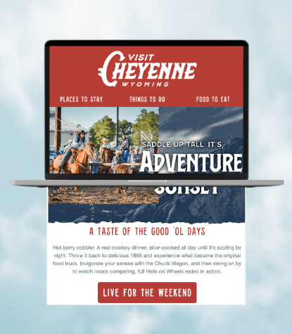 Visit Cheyenne | Email Marketing